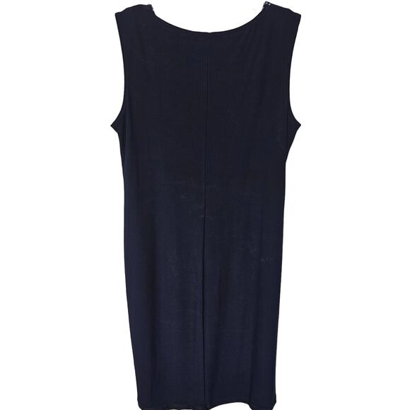 R&M Richards Women's Dress Set Sz 8 Petite Blue Floral Print Professional Office - Picture 7 of 11